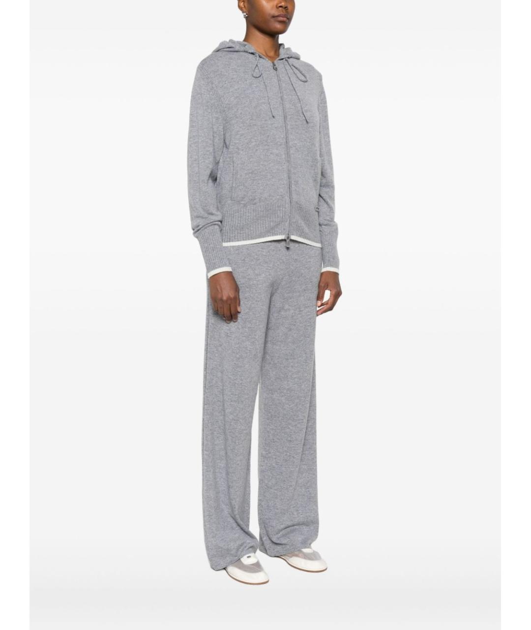 PINKO Серый шерстяной джемпер / свитер, фото 5