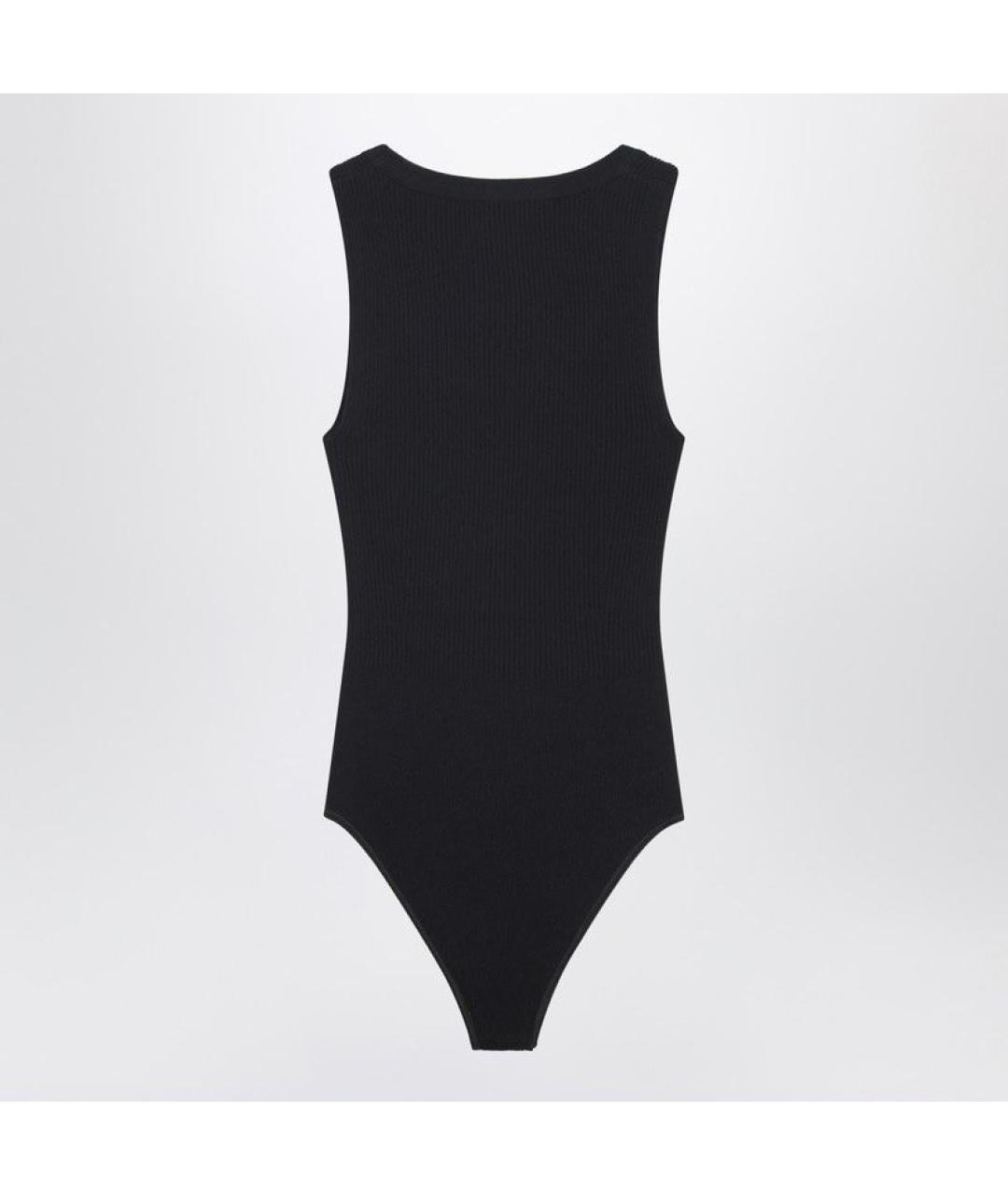 ALAIA Черная вискозная майка, фото 2