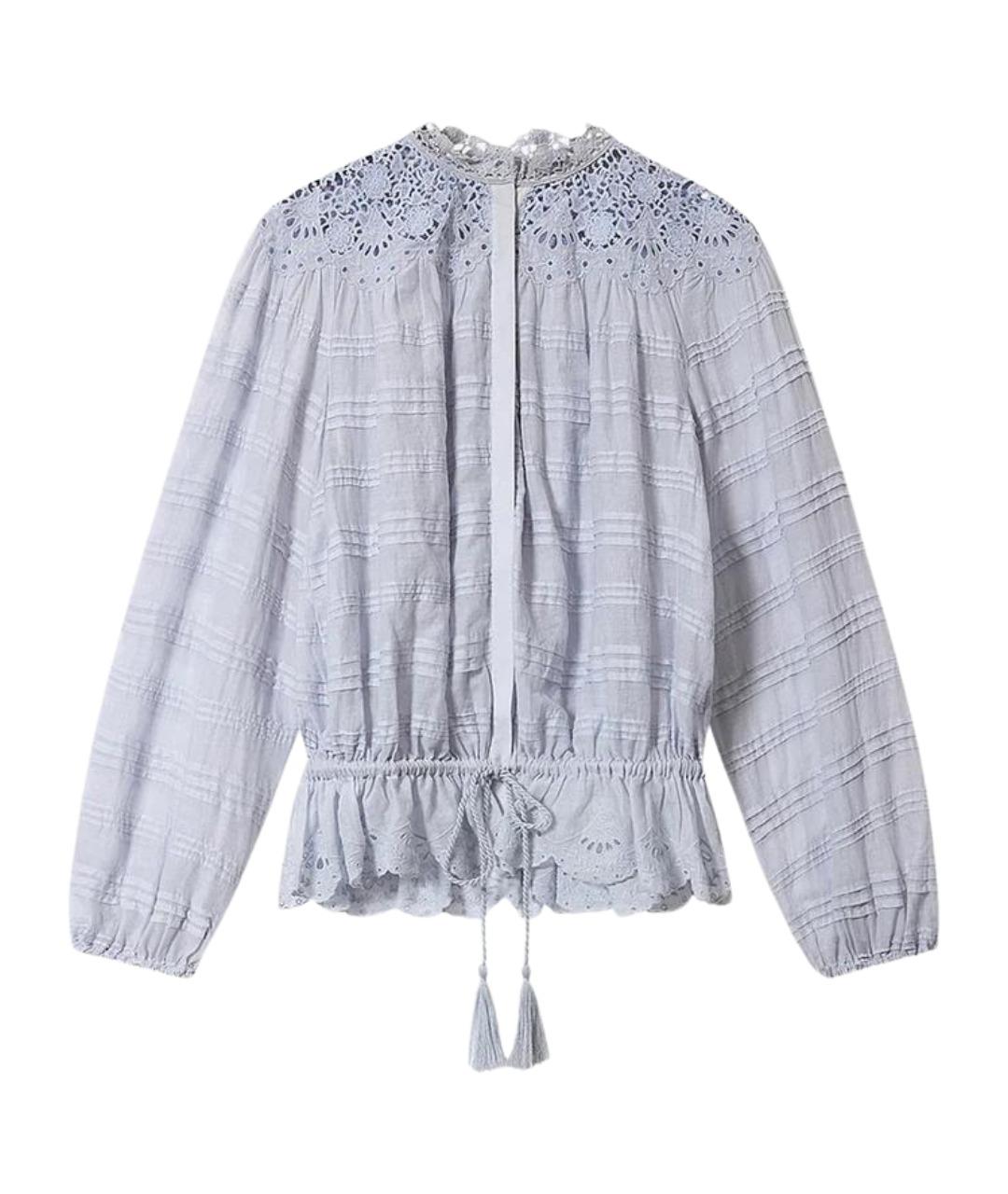 ISABEL MARANT Голубая хлопковая рубашка, фото 1