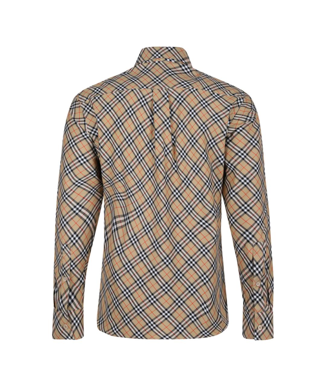 BURBERRY Мульти хлопковая кэжуал рубашка, фото 2