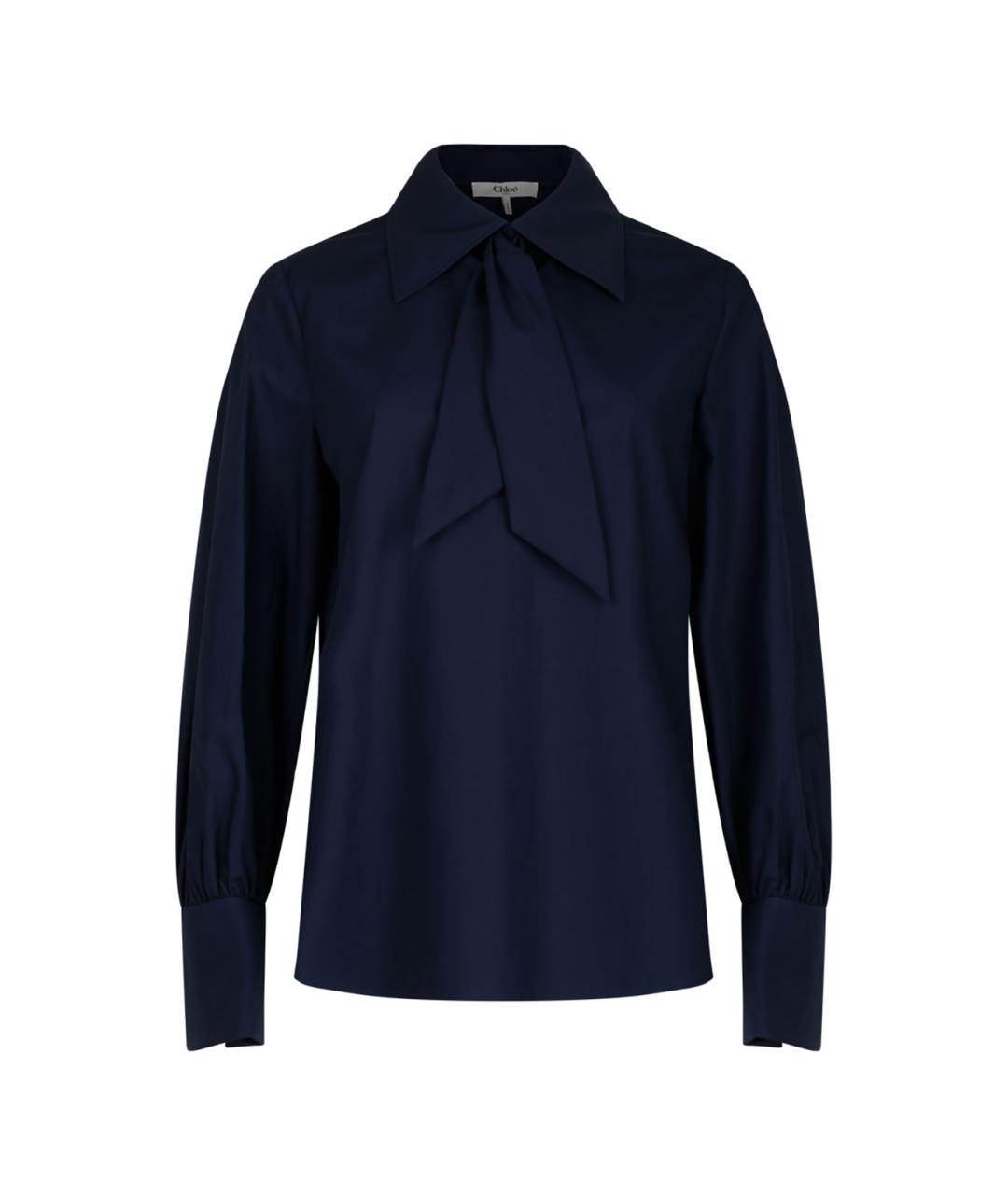 CHLOE Синяя хлопковая рубашка, фото 1