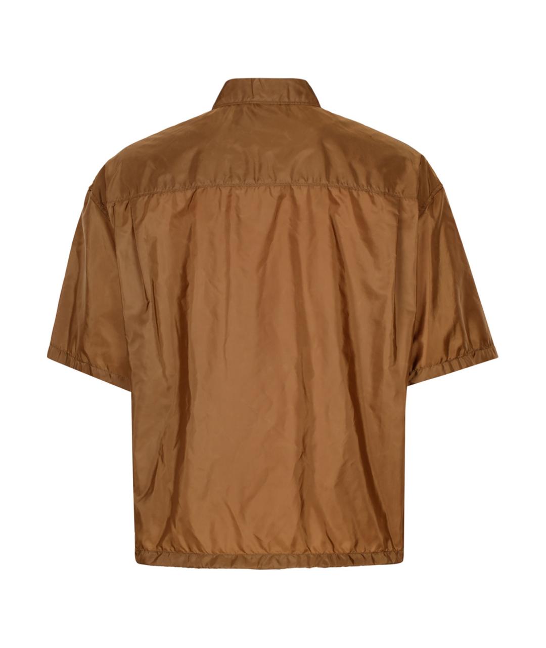 PRADA Коричневая кэжуал рубашка, фото 2