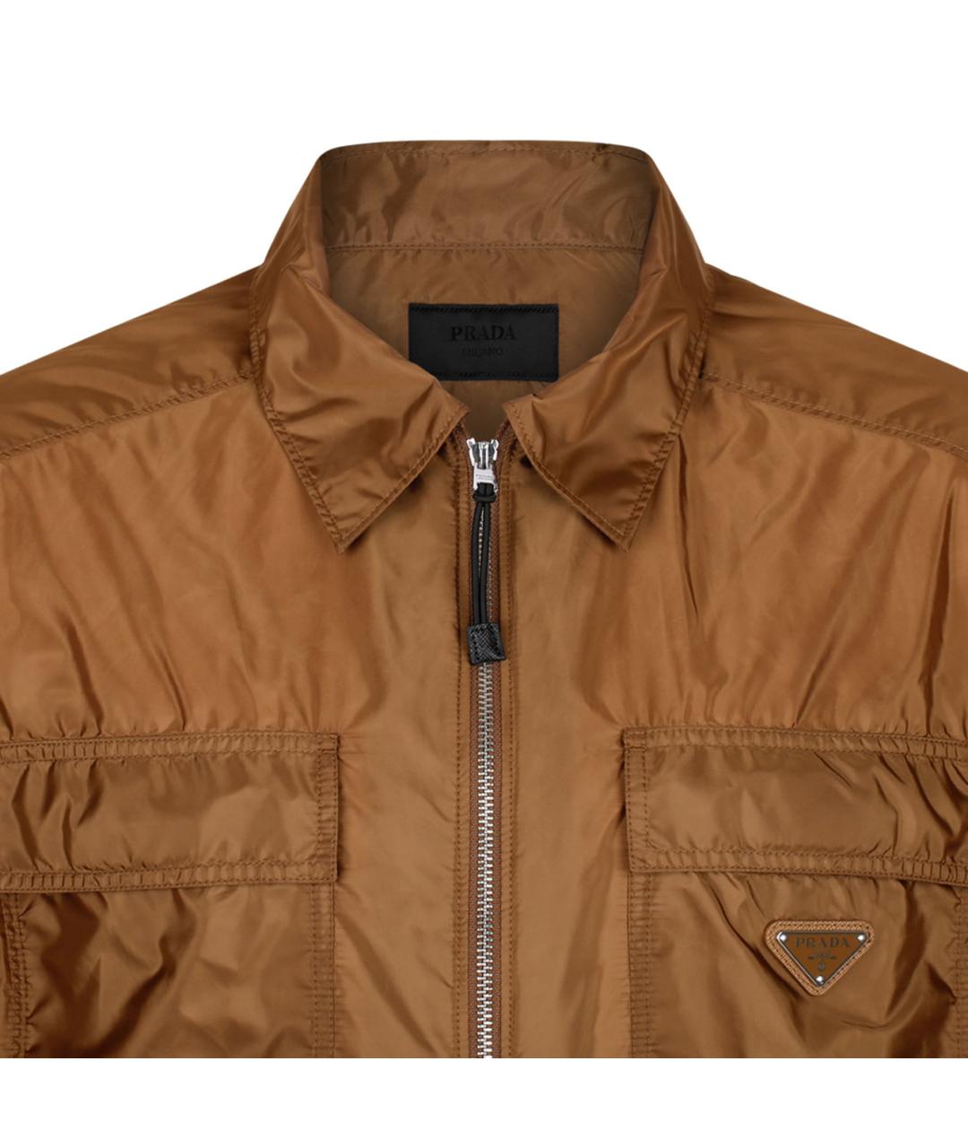 PRADA Коричневая кэжуал рубашка, фото 3