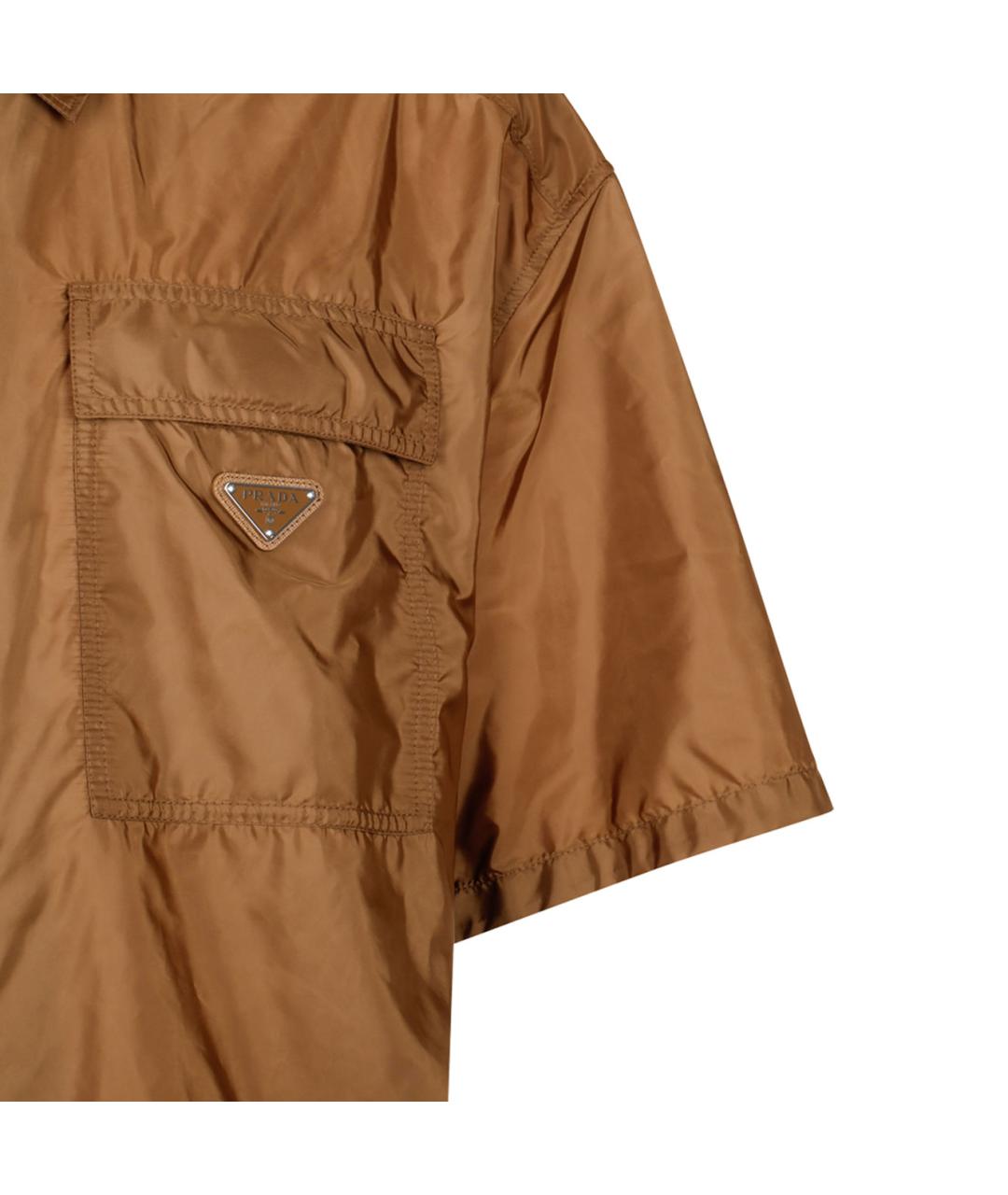 PRADA Коричневая кэжуал рубашка, фото 4