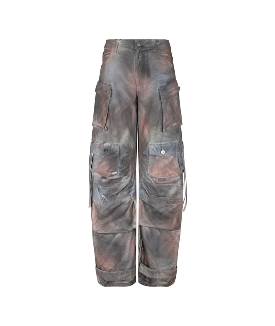 THE ATTICO Мульти хлопковые прямые джинсы, фото 1