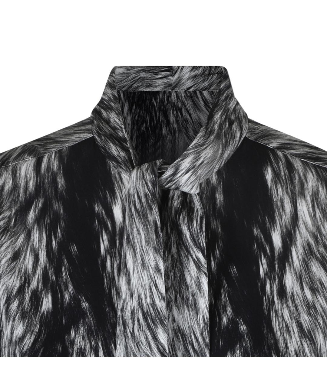 DOLCE&GABBANA Серая шелковая рубашка, фото 5