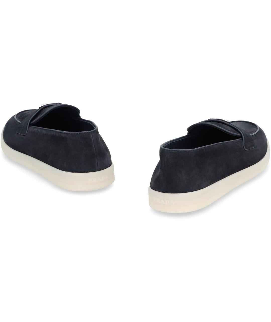 PRADA Черные кожаные лоферы, фото 4