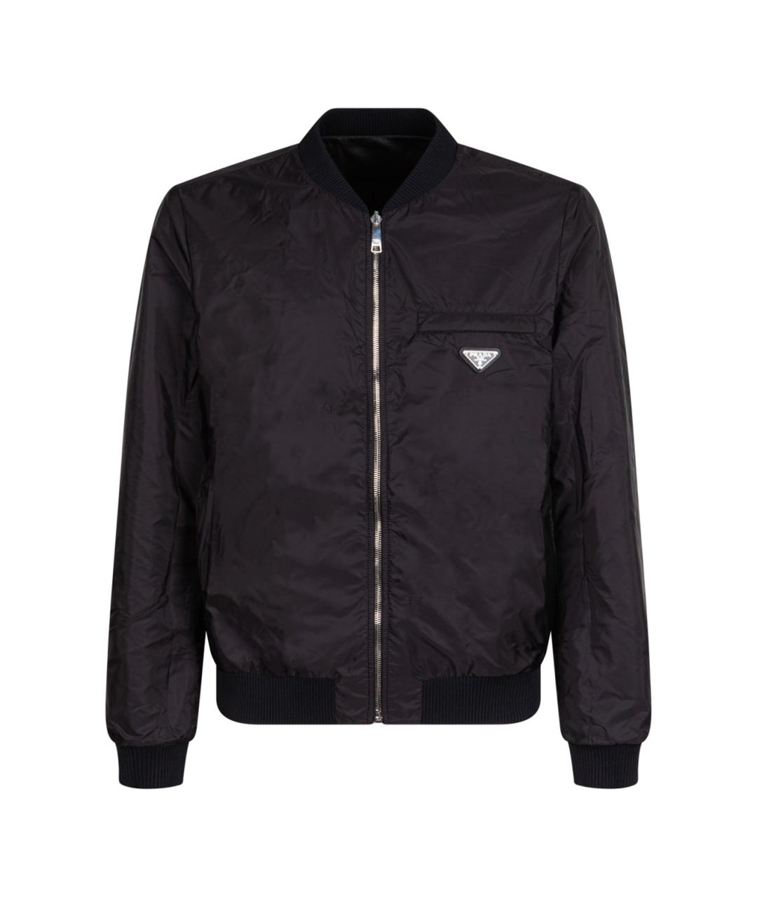 PRADA Черная кожаная куртка, фото 5