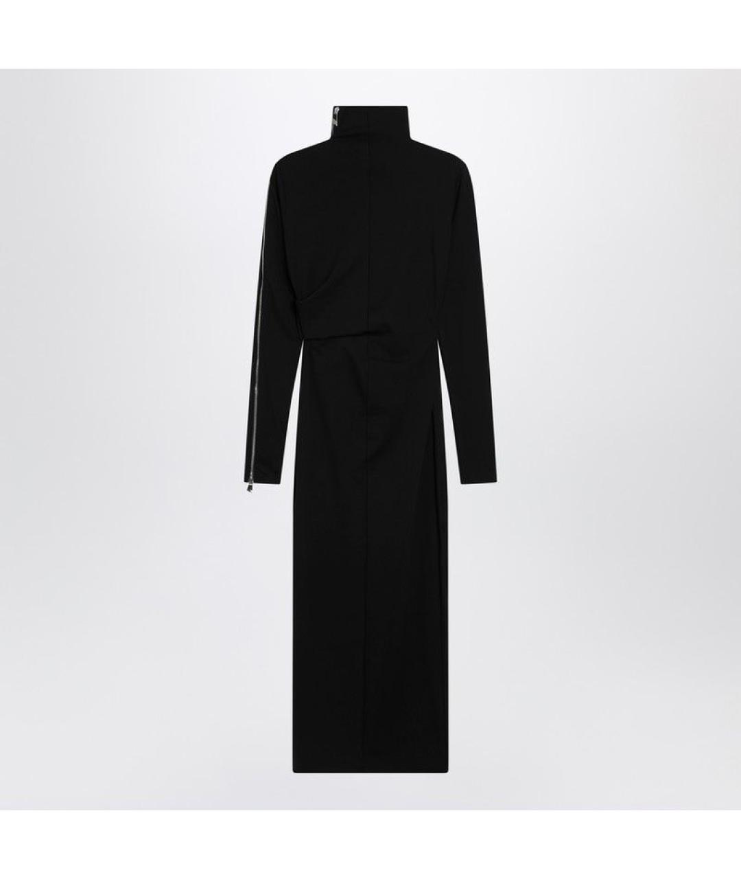 THE ATTICO Черное повседневное платье, фото 2