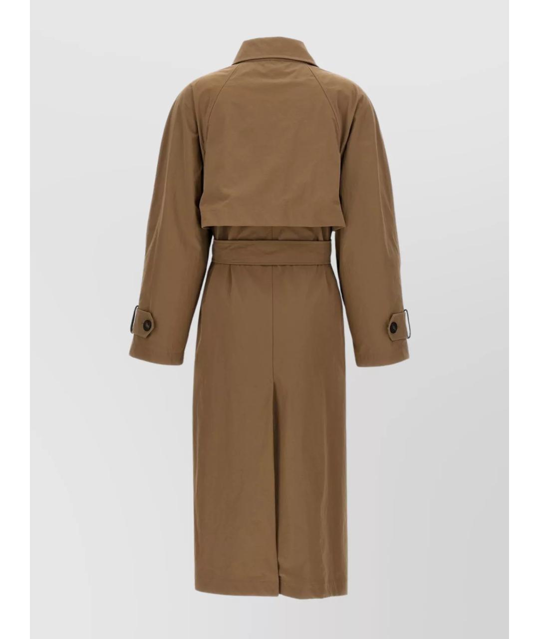 BRUNELLO CUCINELLI Бежевый полиамидовый тренч/плащ, фото 2