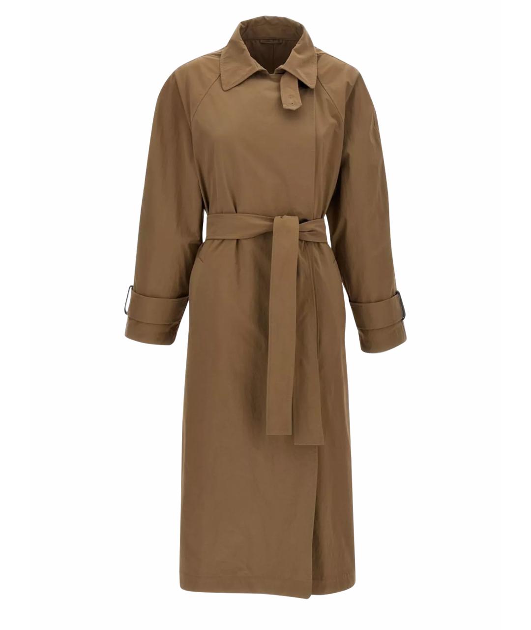 BRUNELLO CUCINELLI Бежевый полиамидовый тренч/плащ, фото 1