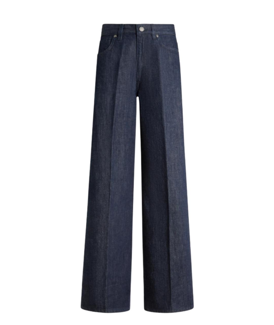 PT TORINO Синие хлопковые прямые джинсы, фото 1