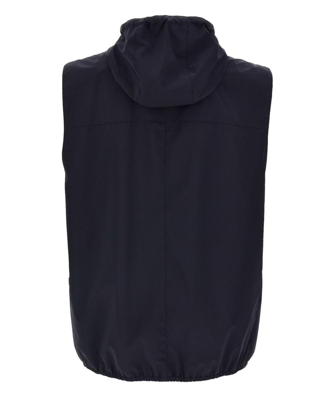 BRUNELLO CUCINELLI Темно-синий полиамидовый жилет, фото 2