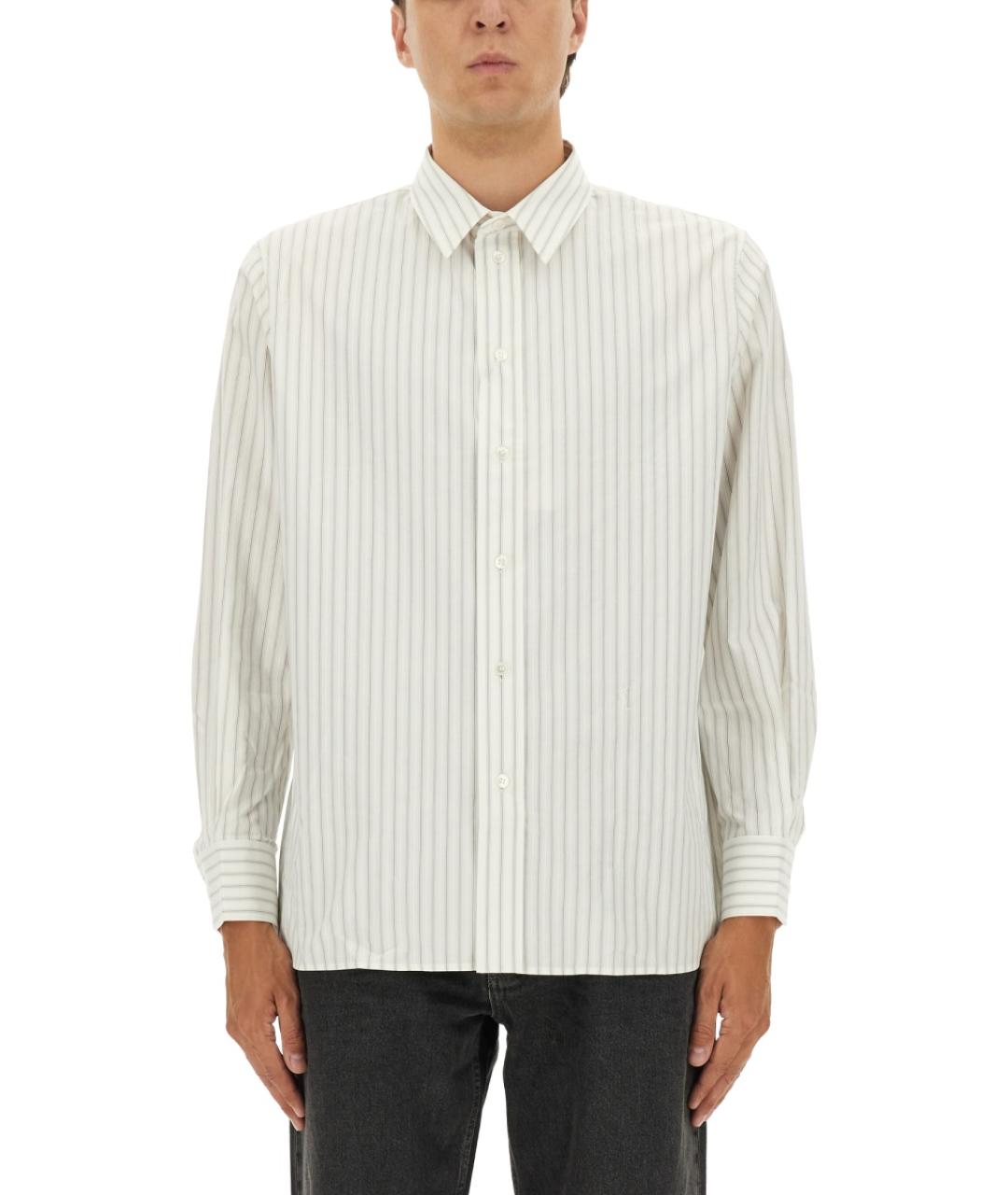 SAINT LAURENT Мульти хлопковая кэжуал рубашка, фото 5