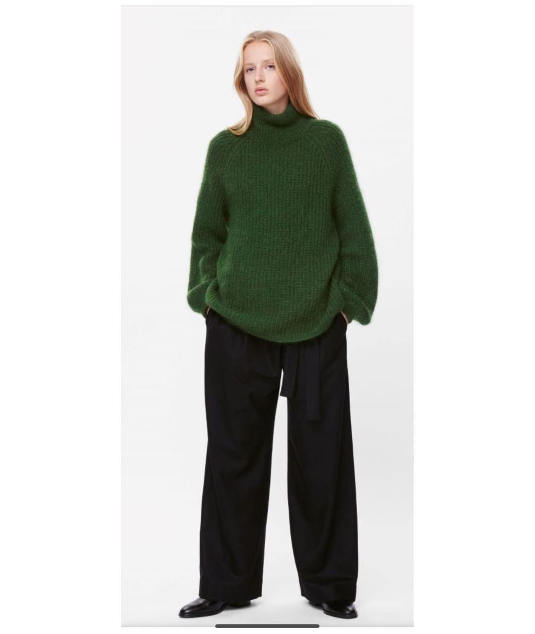 COS Зеленый шерстяной джемпер / свитер, фото 7