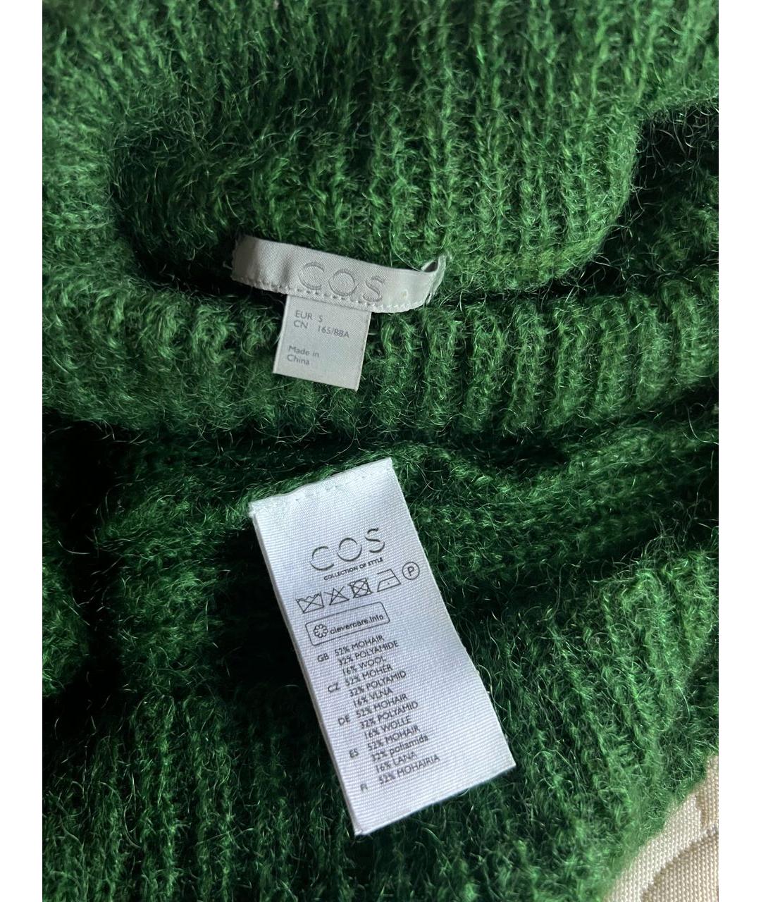 COS Зеленый шерстяной джемпер / свитер, фото 5