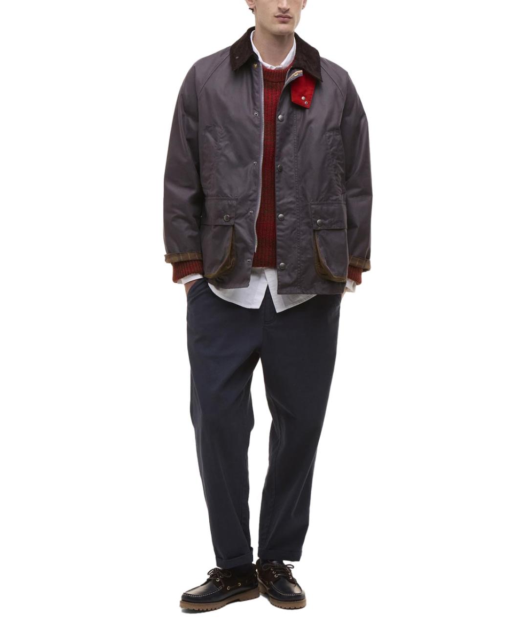 BARBOUR Фиолетовая хлопковая куртка, фото 3