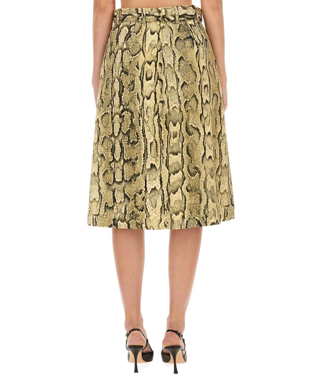 DRIES VAN NOTEN Мульти хлопковая юбка миди, фото 3