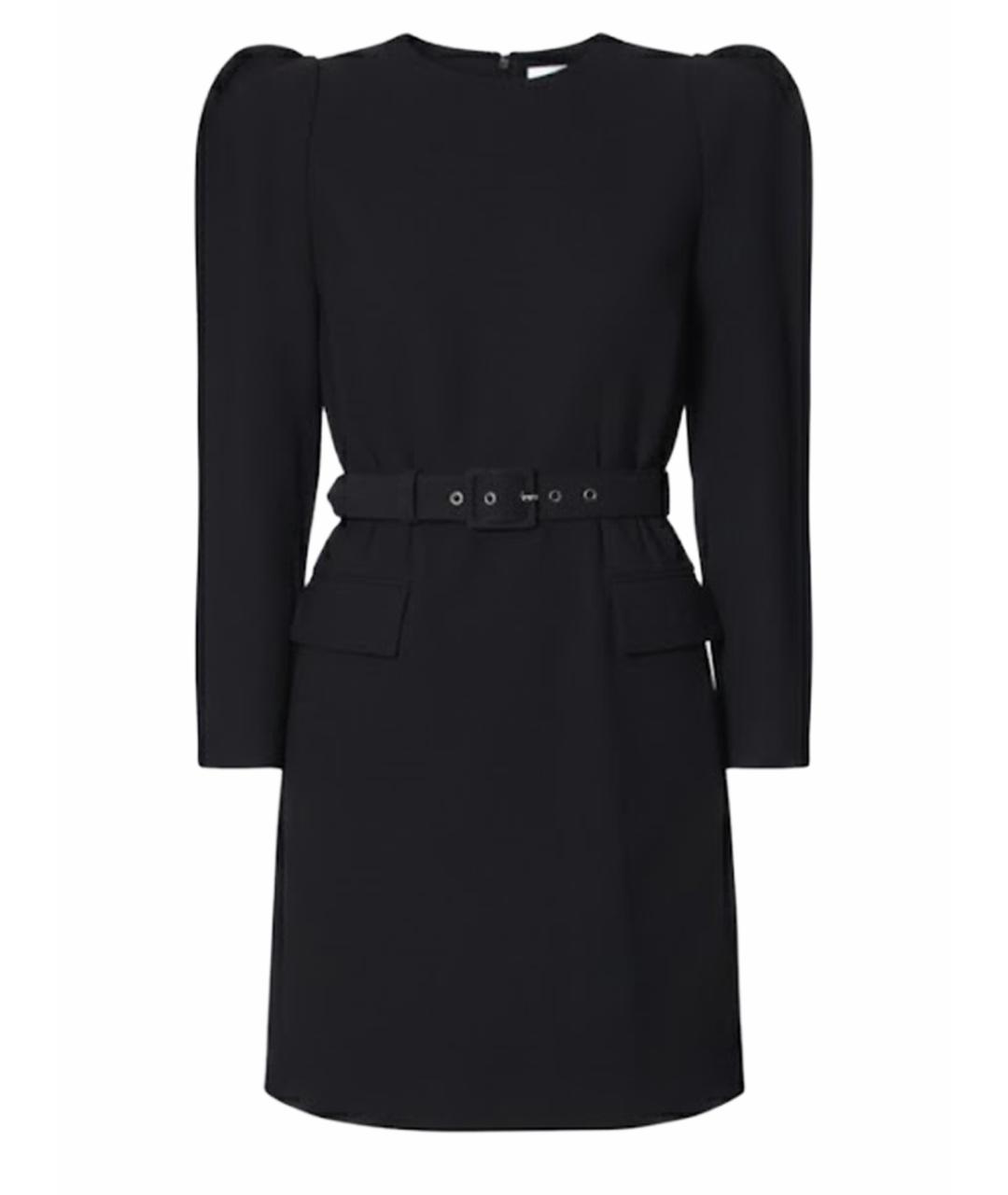 GIVENCHY Черное шерстяное повседневное платье, фото 1