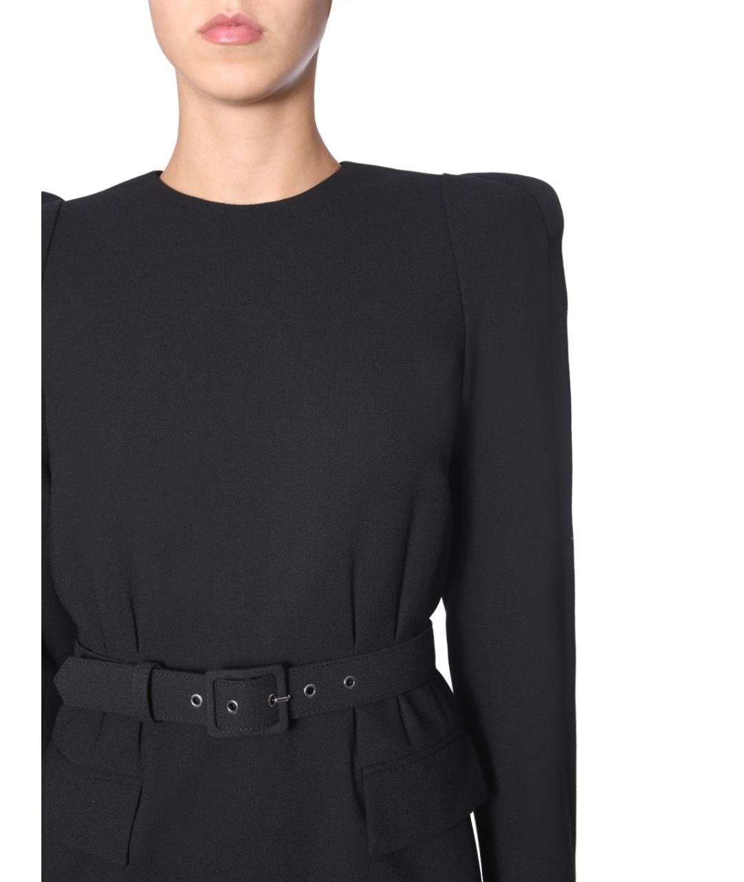 GIVENCHY Черное шерстяное повседневное платье, фото 4