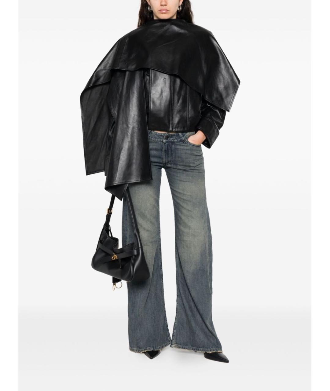 BALENCIAGA Серые хлопковые прямые джинсы, фото 4