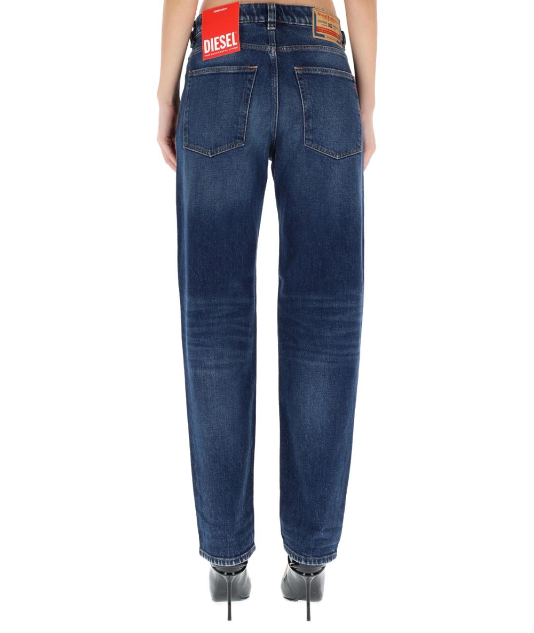 DIESEL Синие хлопковые прямые джинсы, фото 5