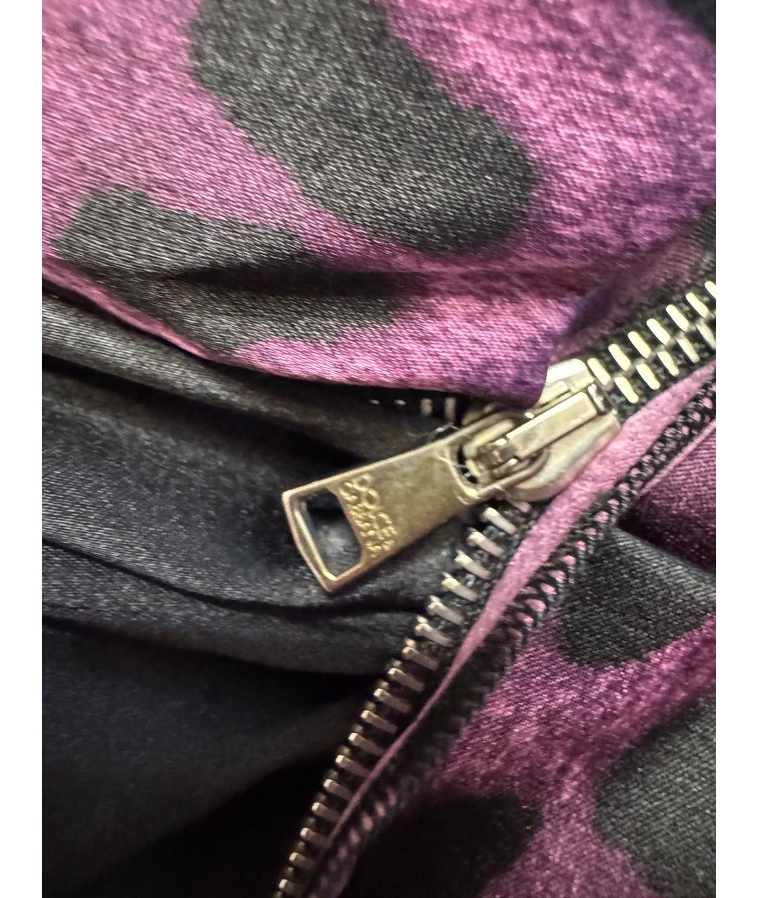 DOLCE&GABBANA Мульти шелковое повседневное платье, фото 4