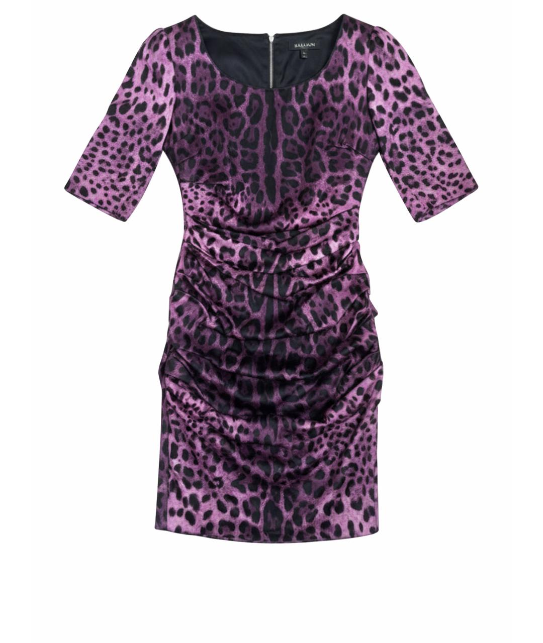 DOLCE&GABBANA Мульти шелковое повседневное платье, фото 1