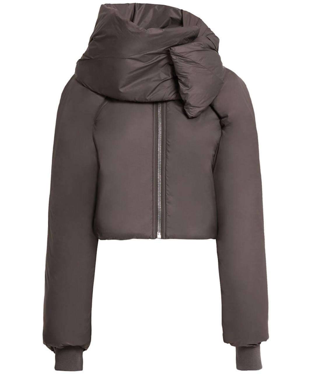 RICK OWENS DRKSHDW Коричневая полиамидовая куртка, фото 1