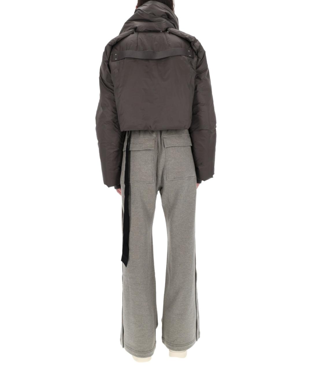 RICK OWENS DRKSHDW Коричневая полиамидовая куртка, фото 4