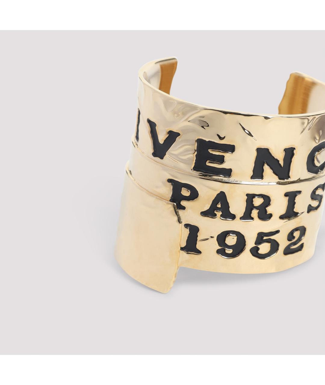 GIVENCHY Золотой латунный браслет, фото 3