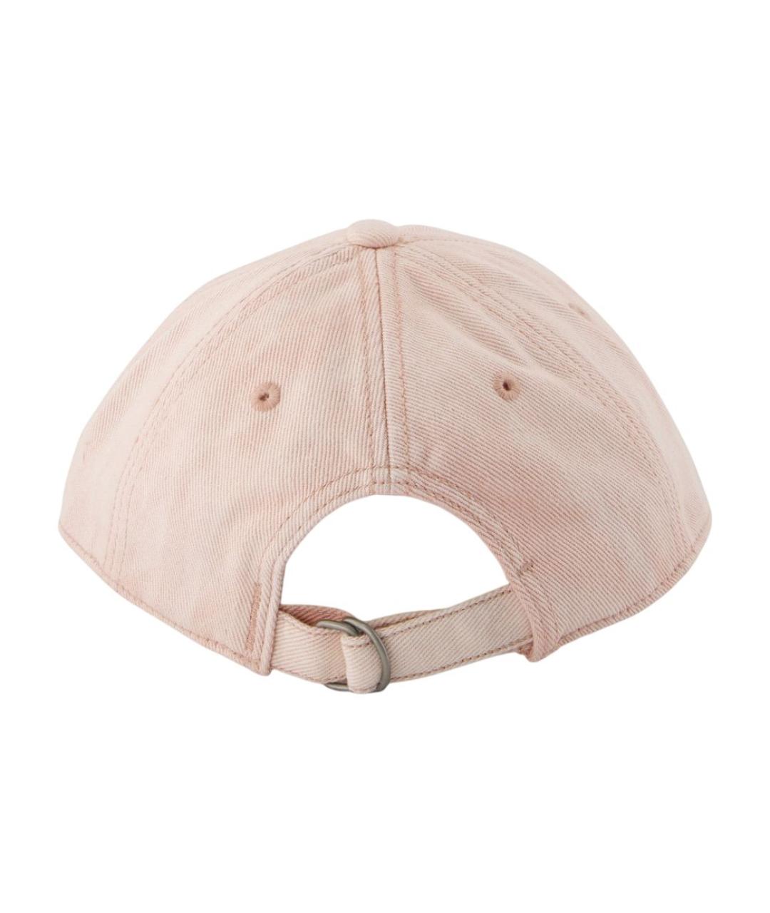 ACNE STUDIOS Розовая хлопковая кепка, фото 2