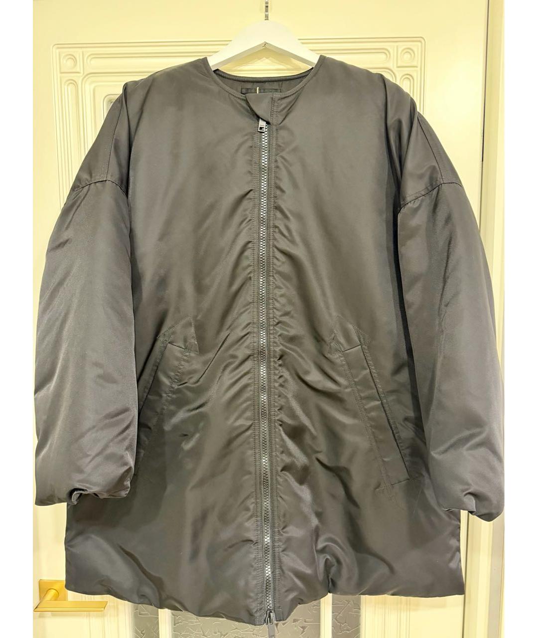 GANNI Черная полиэстеровая парка, фото 5