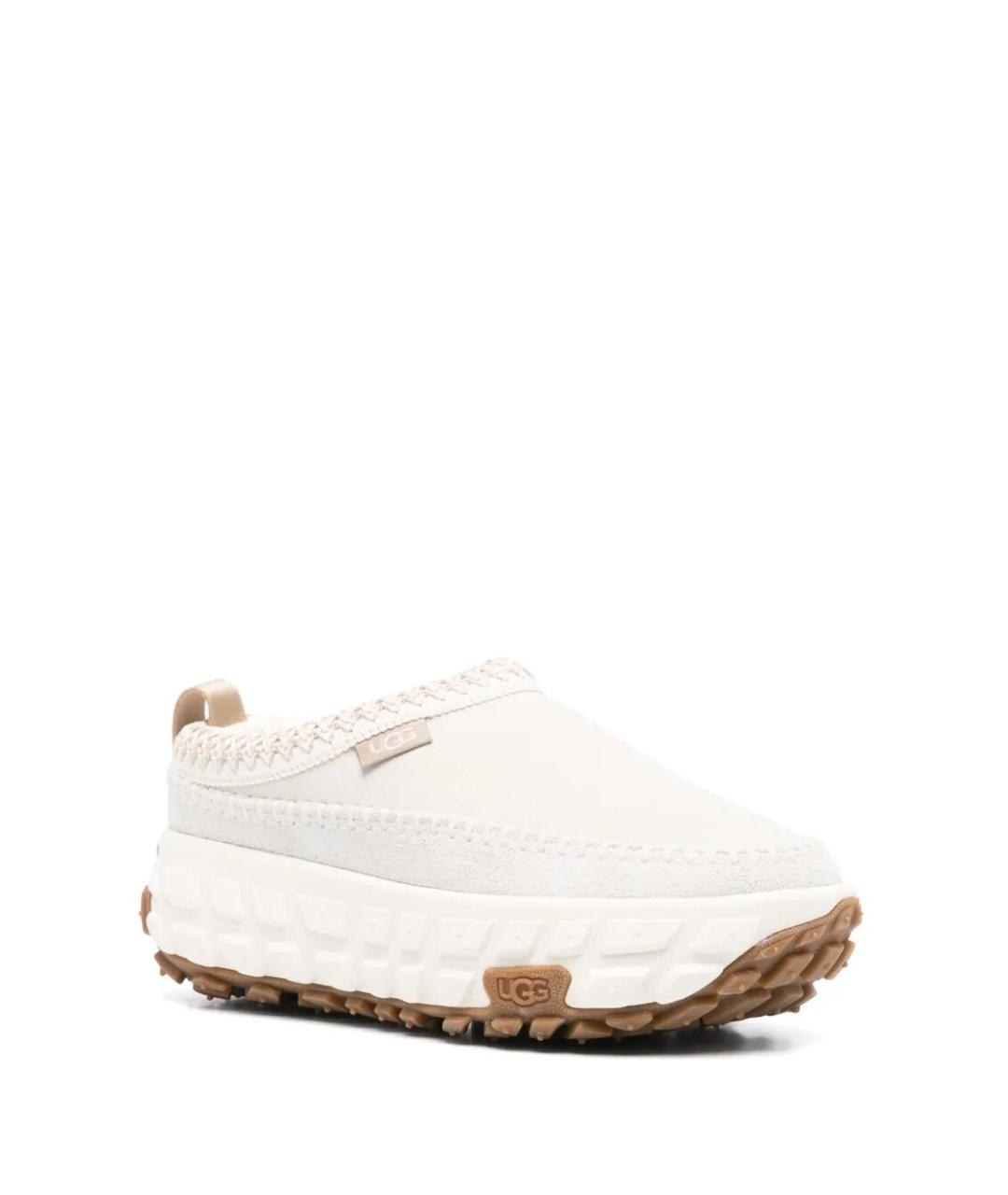 UGG AUSTRALIA Белые замшевые лоферы, фото 4