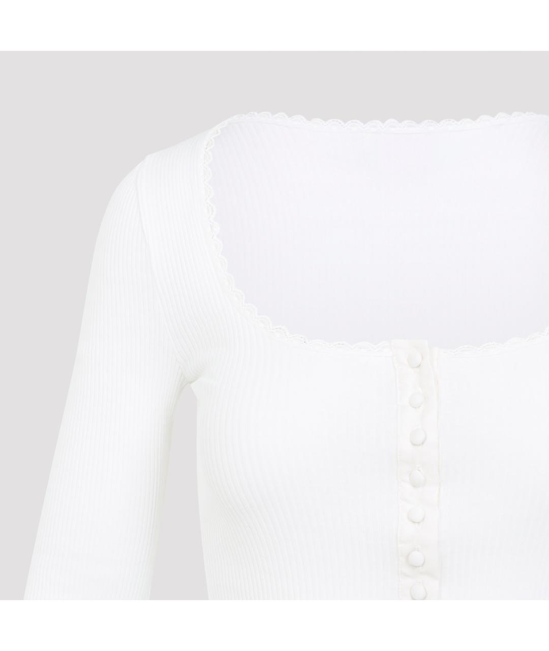CHLOE Белый хлопковый кардиган, фото 3