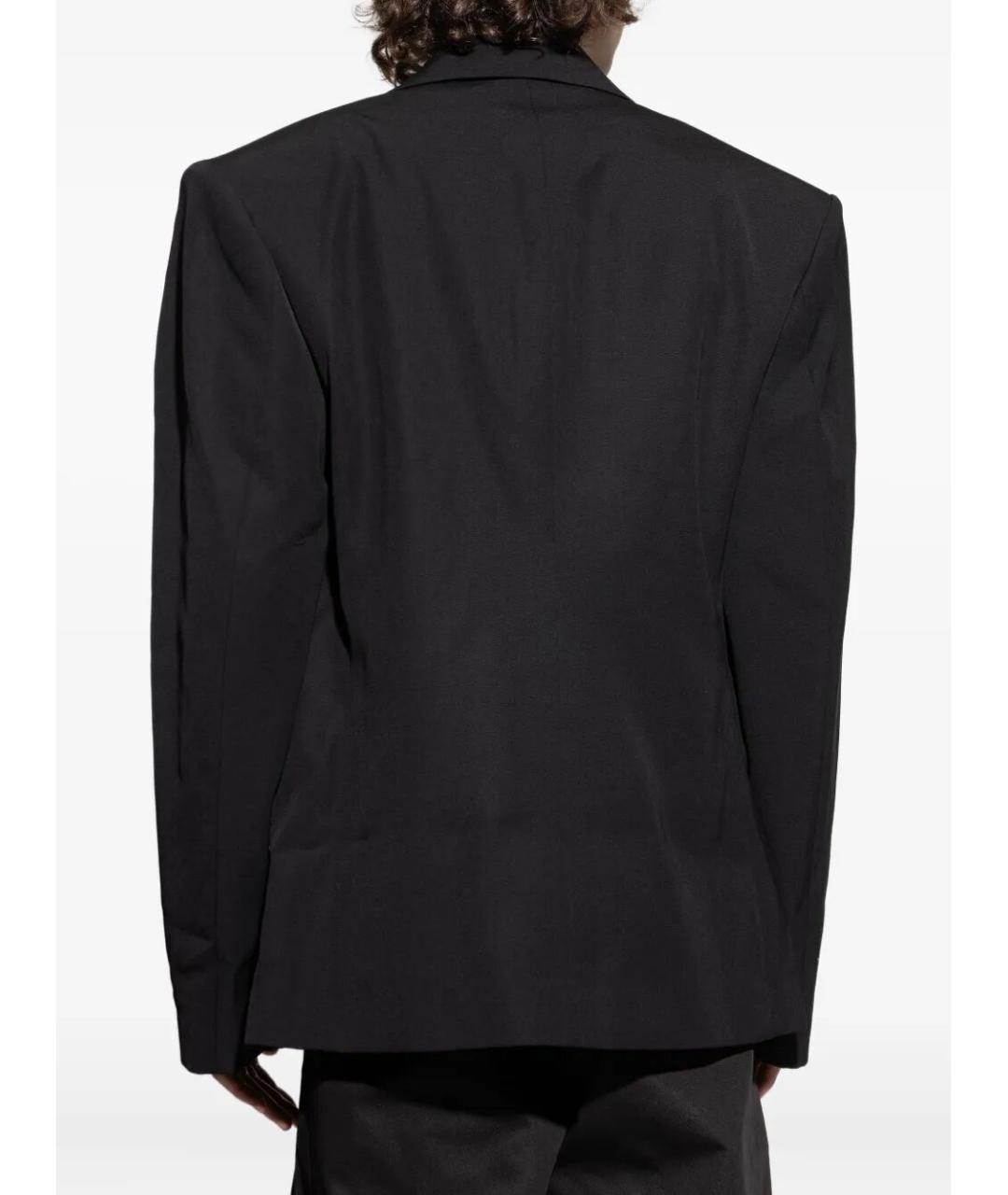 JACQUEMUS Черный вискозный пиджак, фото 4