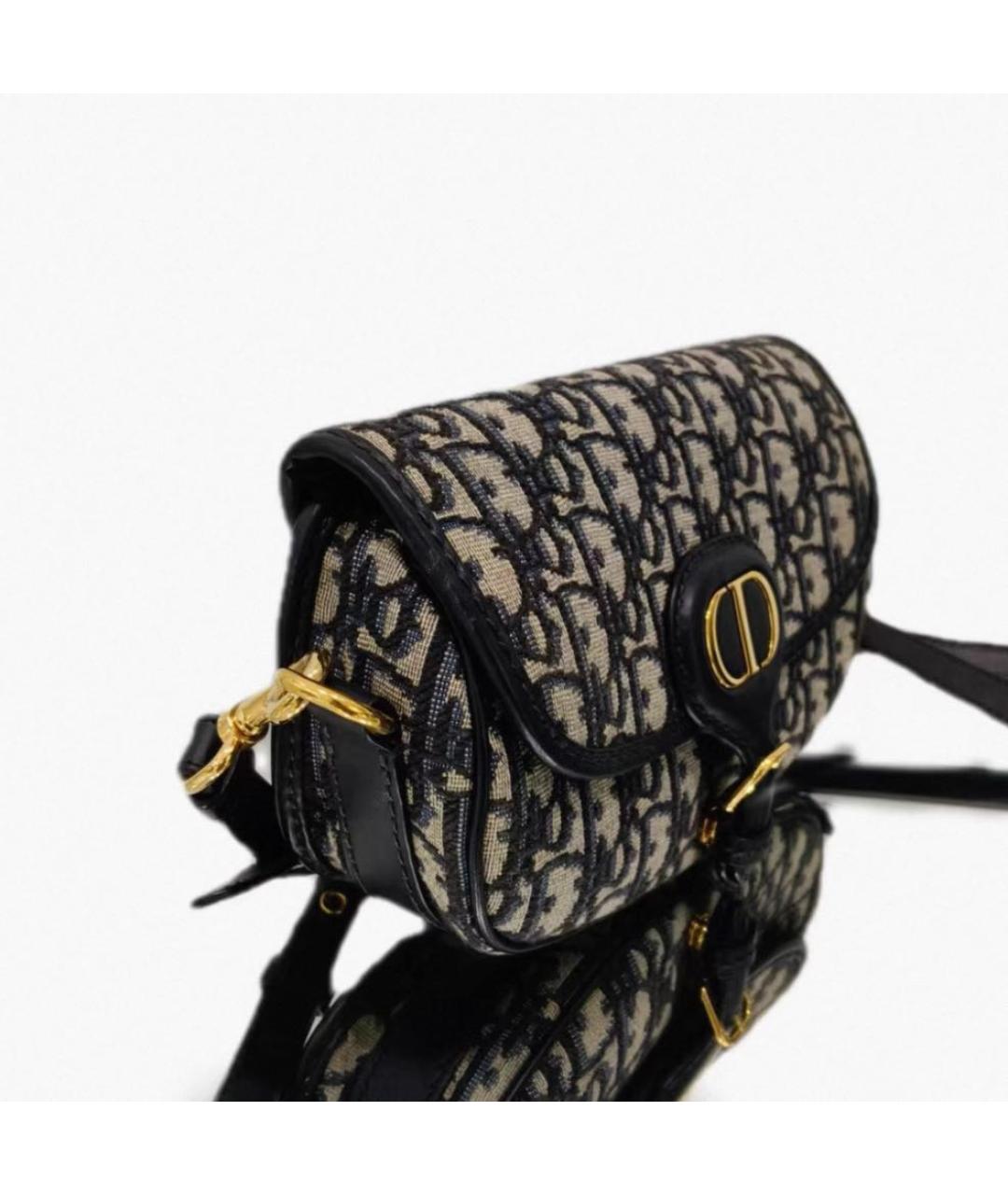 CHRISTIAN DIOR Темно-синяя сумка через плечо, фото 4