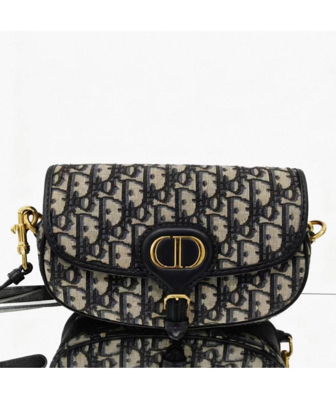 CHRISTIAN DIOR Темно-синяя сумка через плечо, фото 5