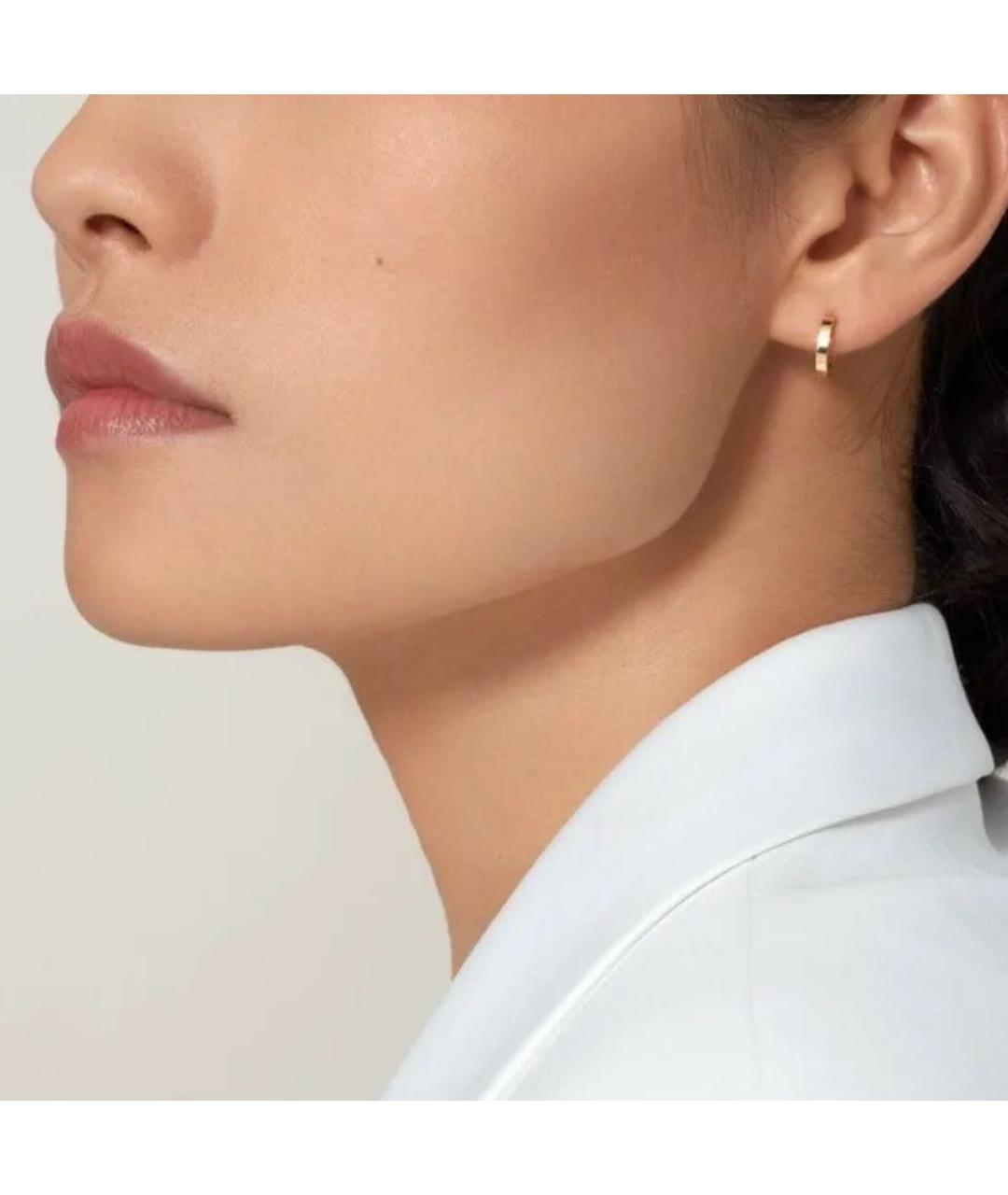 CARTIER Золотые серьги из желтого золота, фото 4