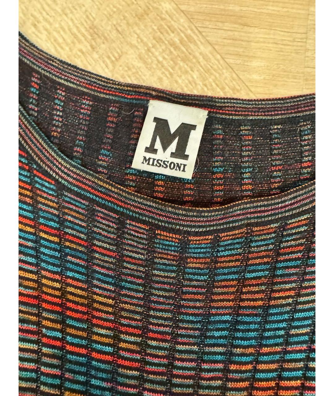 MISSONI Мульти вискозное повседневное платье, фото 3