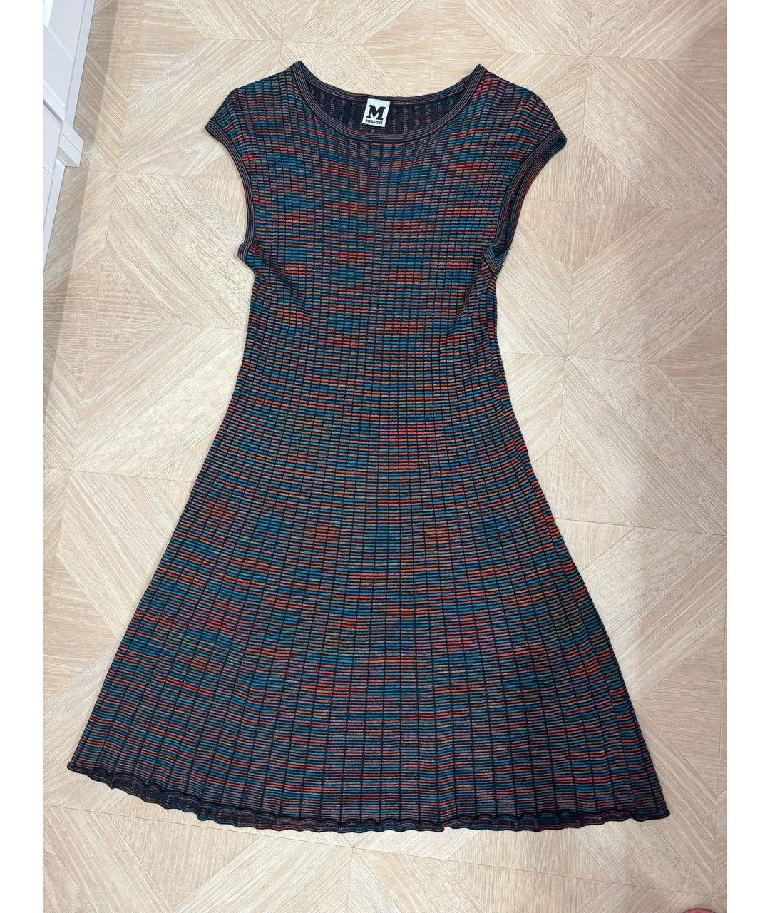 MISSONI Мульти вискозное повседневное платье, фото 5