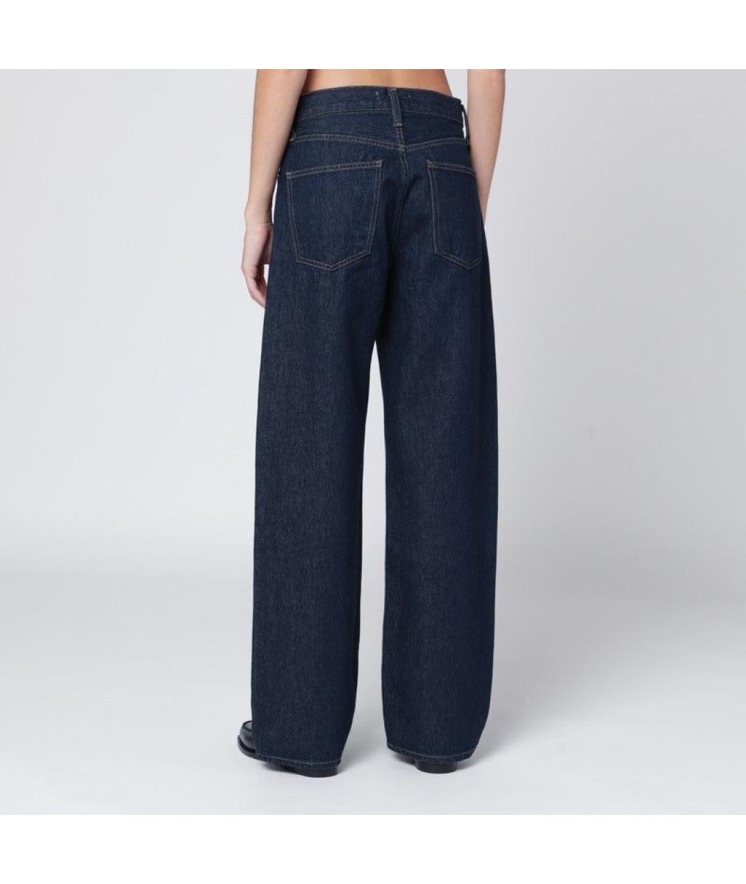 AGOLDE Синие хлопковые прямые джинсы, фото 2
