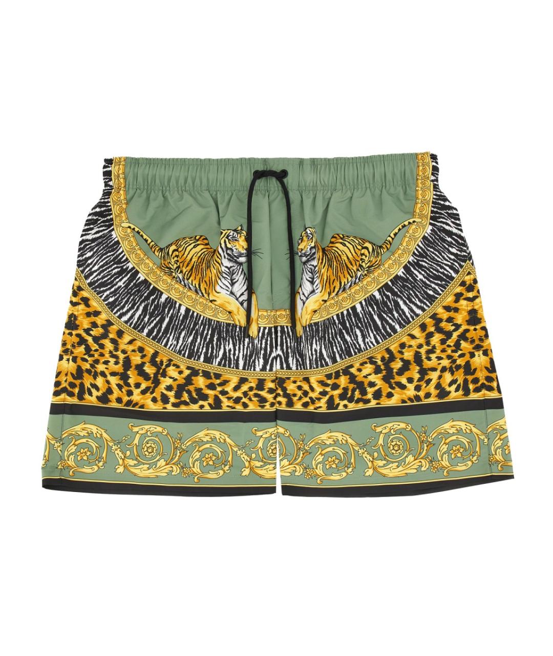 VERSACE Мульти полиэстеровые шорты, фото 1