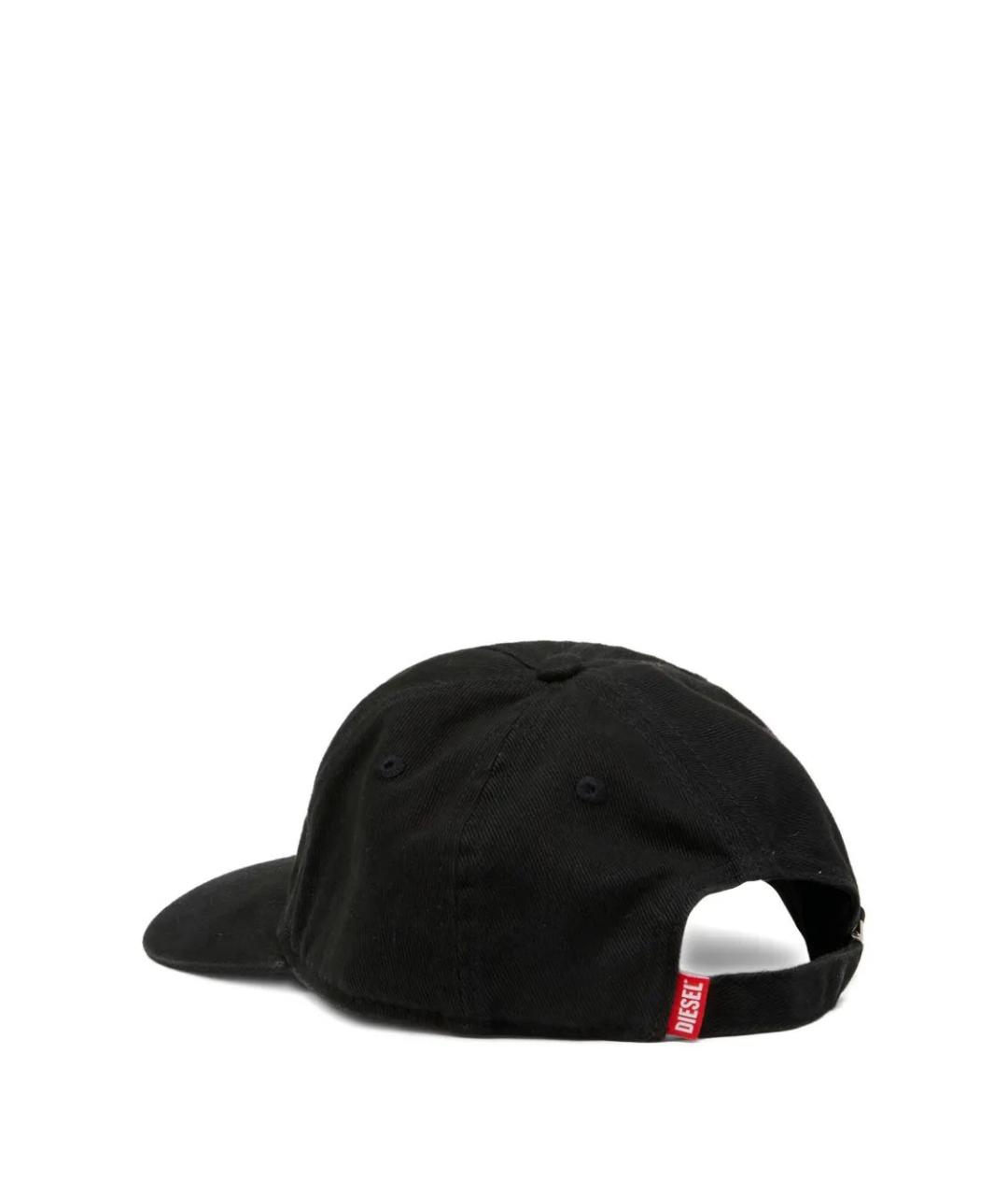 DIESEL Черная хлопковая кепка/бейсболка, фото 2