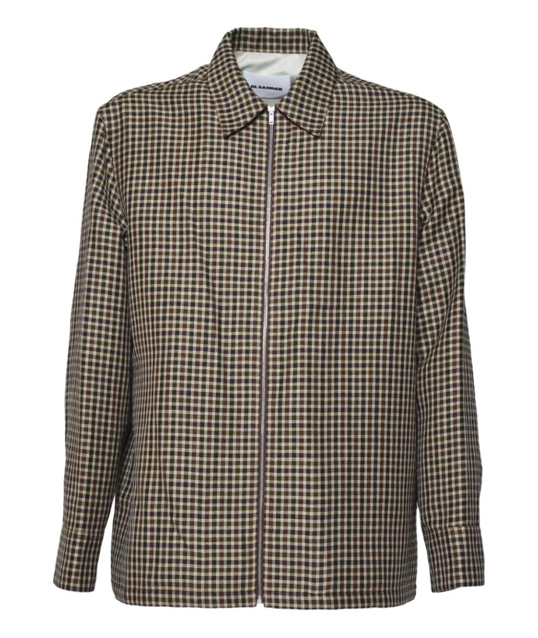 JIL SANDER Мульти шерстяная кэжуал рубашка, фото 1