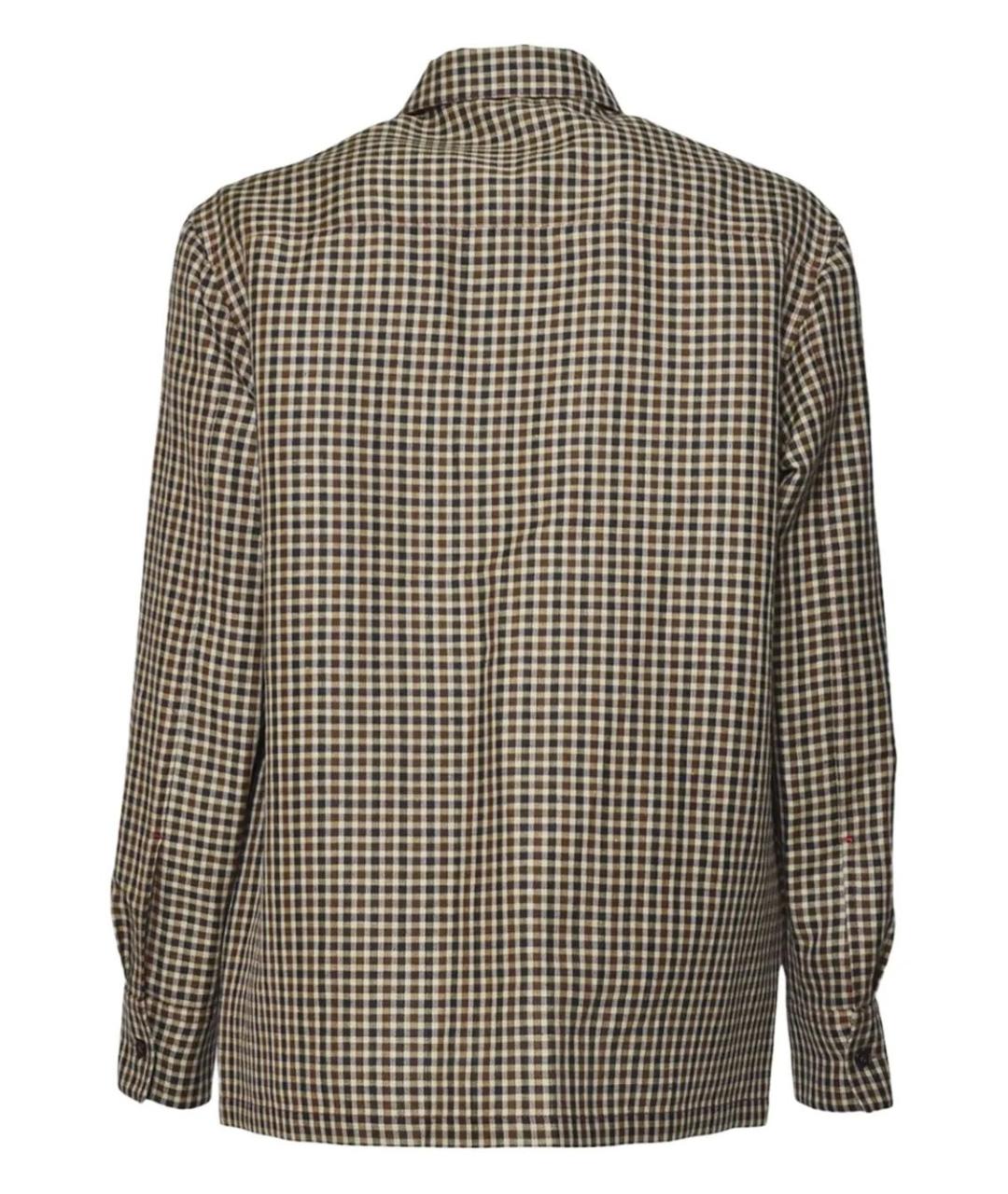 JIL SANDER Мульти шерстяная кэжуал рубашка, фото 2