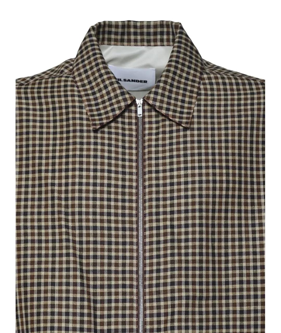 JIL SANDER Мульти шерстяная кэжуал рубашка, фото 3