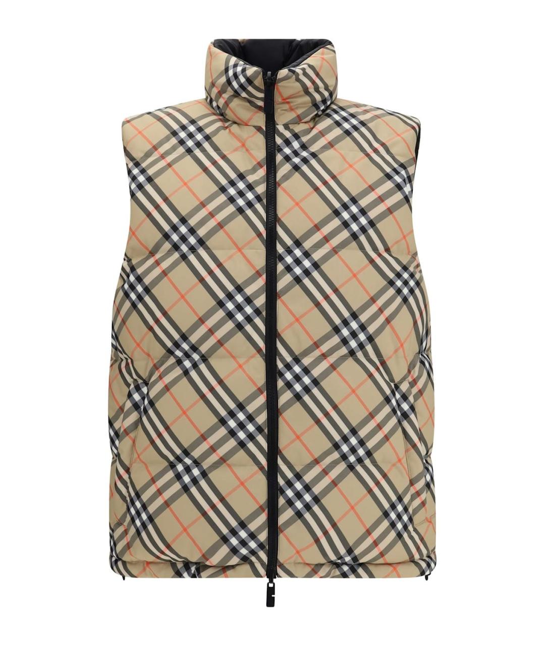BURBERRY Мульти полиэстеровый жилет, фото 1