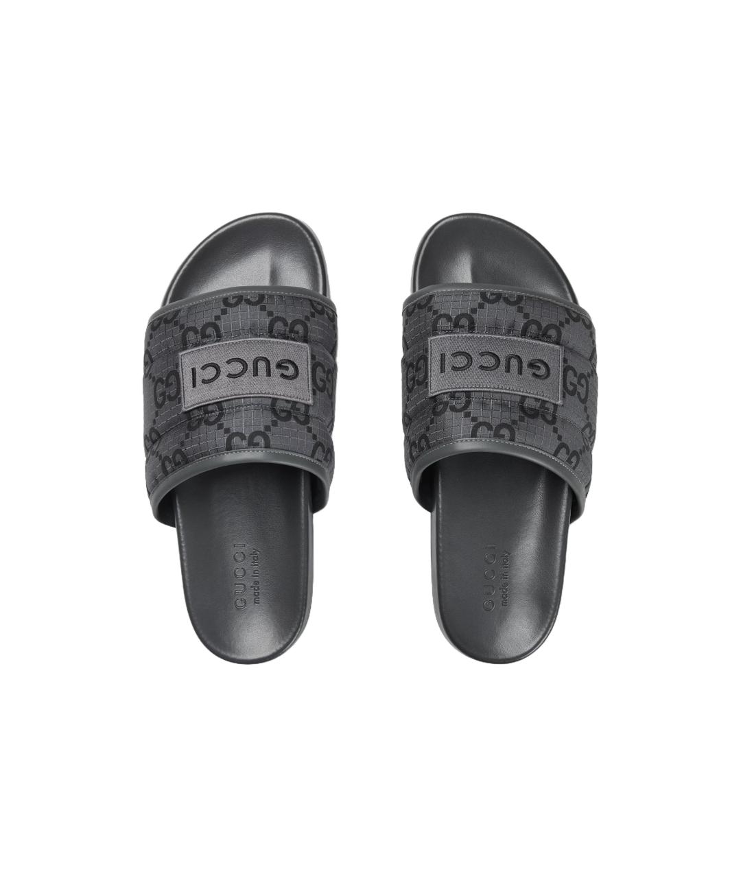 GUCCI Серые сандалии, фото 3