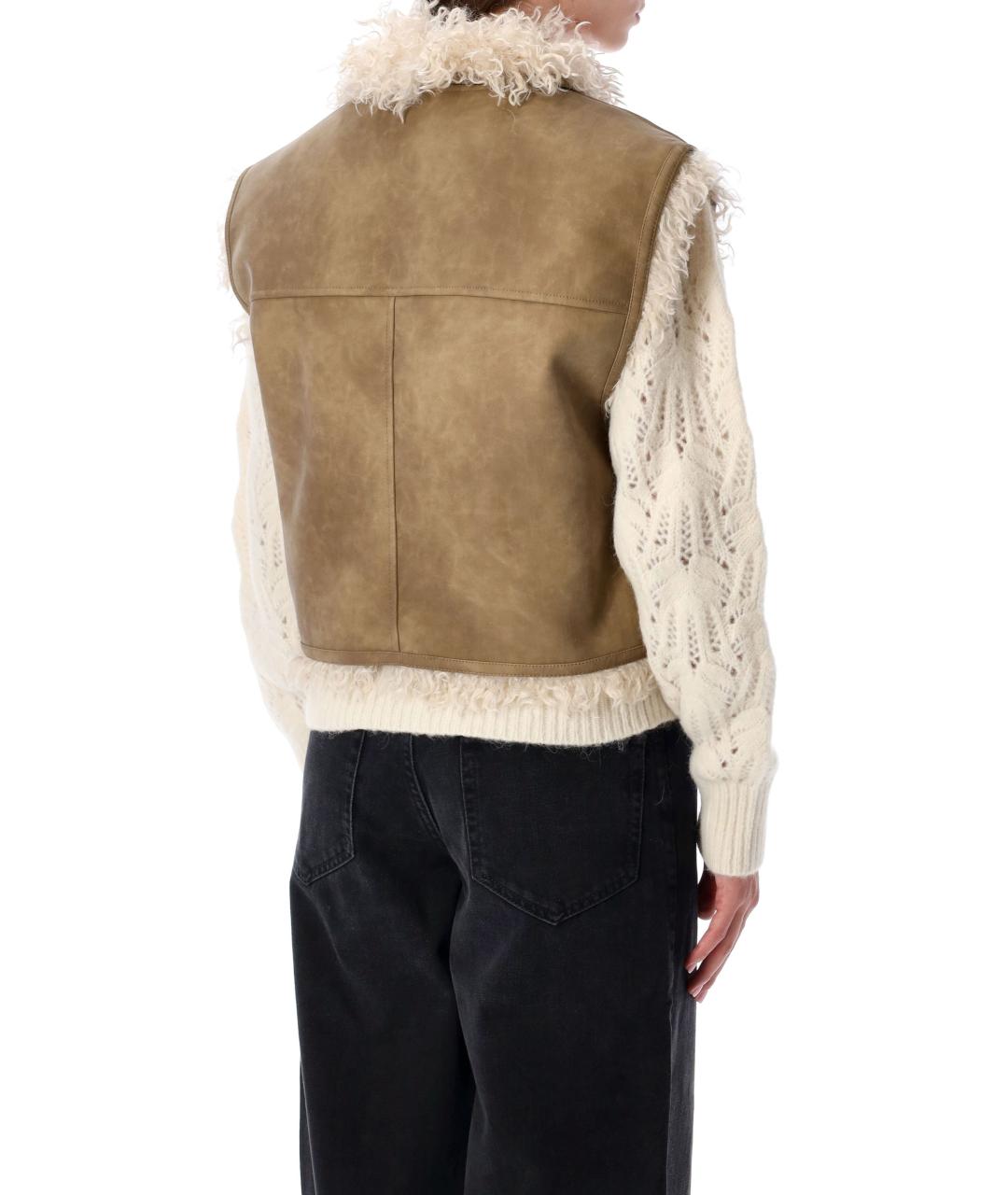 ISABEL MARANT Бежевый жилет, фото 3